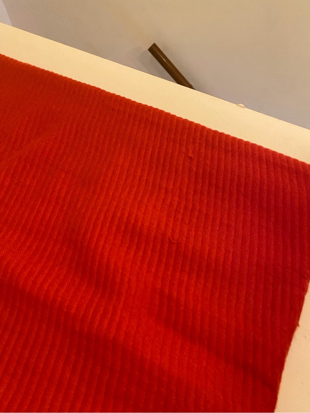 ZARA Accessories Oversized Red Textured Lightweight Scarf Wrap - Picture 4 of 11